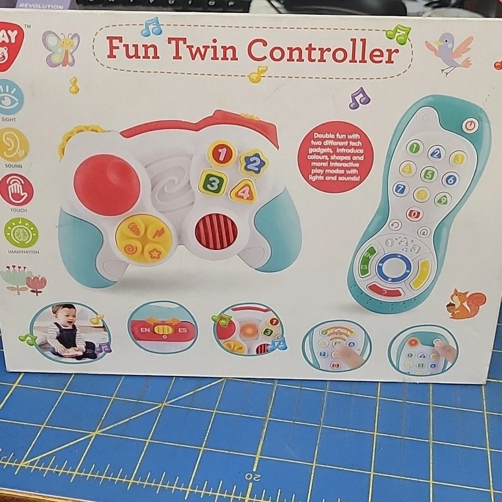 Fun Twin Controller Video & Remote Age 12m+ New
